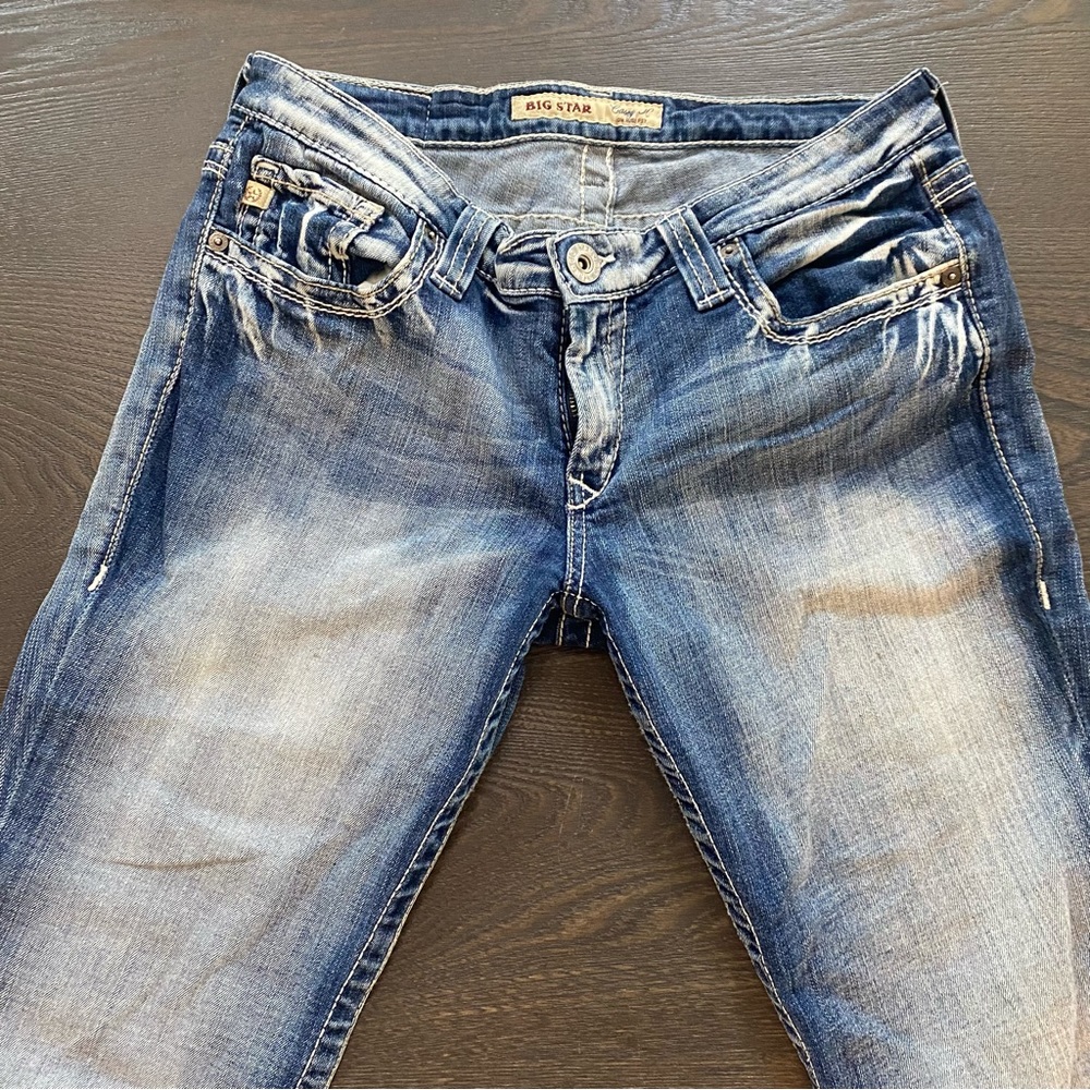 Big Star Casey jeans, size 30. Lower rise, boot cut